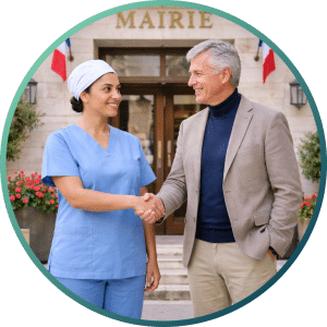 Une maire de commune salue la sage-femme qui vient de créer son cabinet sur son territoire